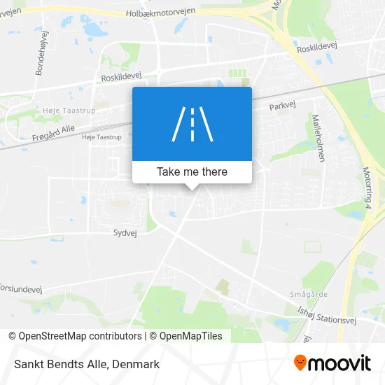 Sankt Bendts Alle map