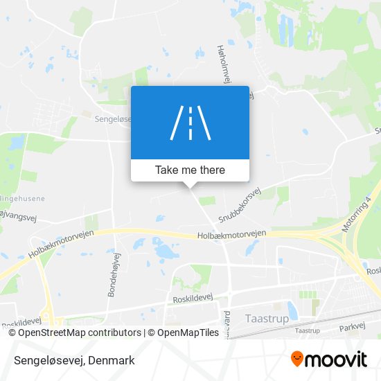 Sengeløsevej map