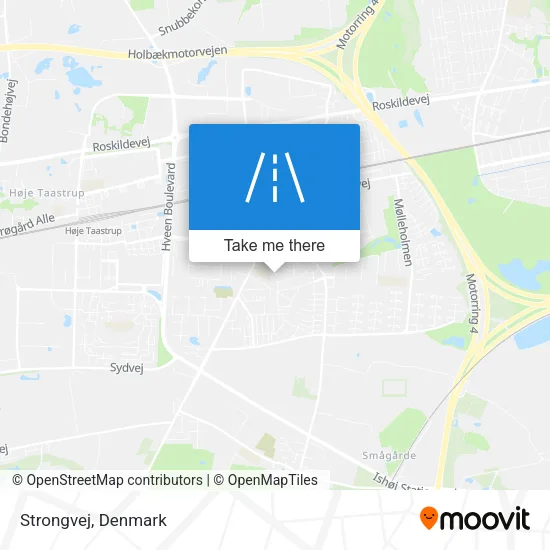 Strongvej map