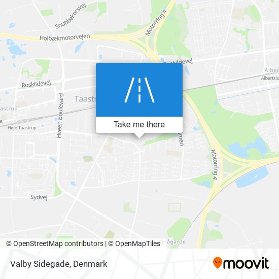 Valby Sidegade map