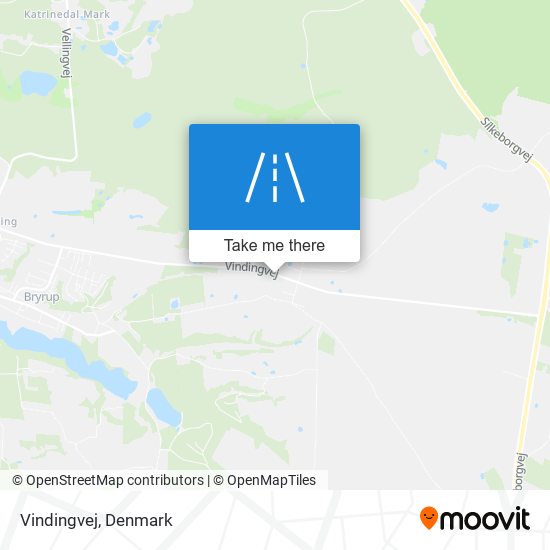 Vindingvej map