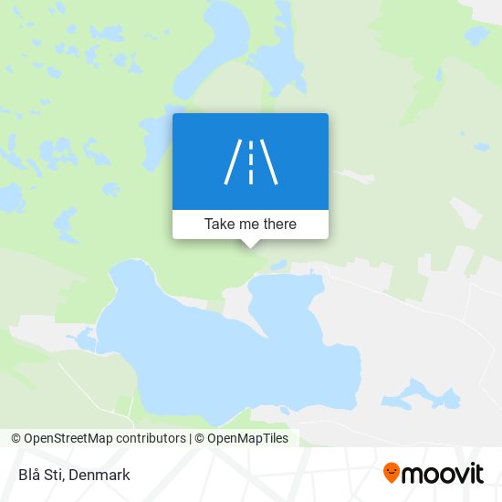 Blå Sti map