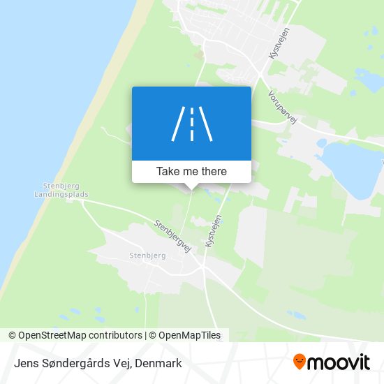 Jens Søndergårds Vej map