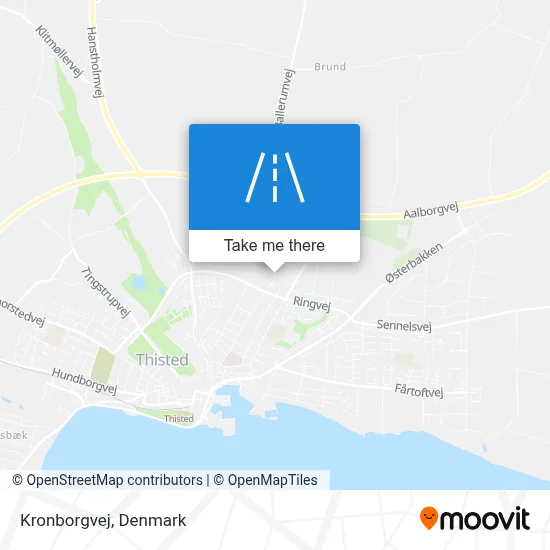 Kronborgvej map