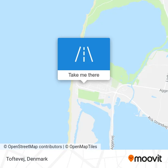 Toftevej map