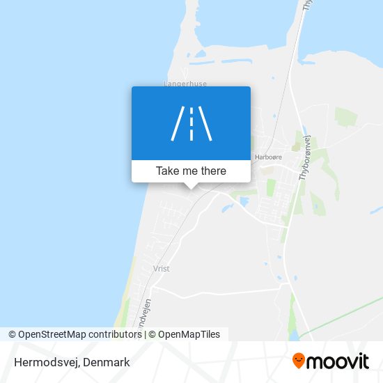 Hermodsvej map