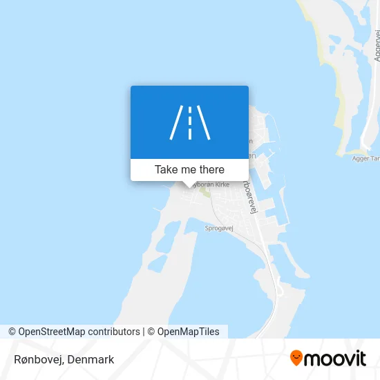 Rønbovej map