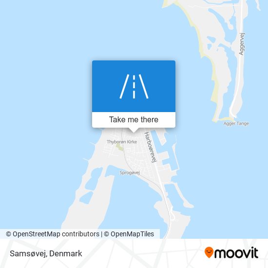 Samsøvej map