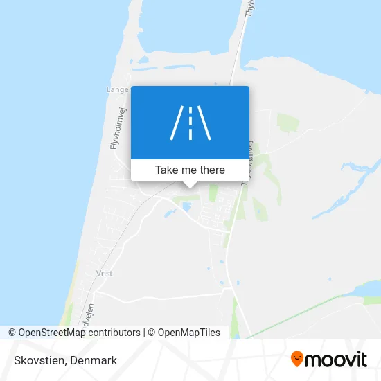 Skovstien map
