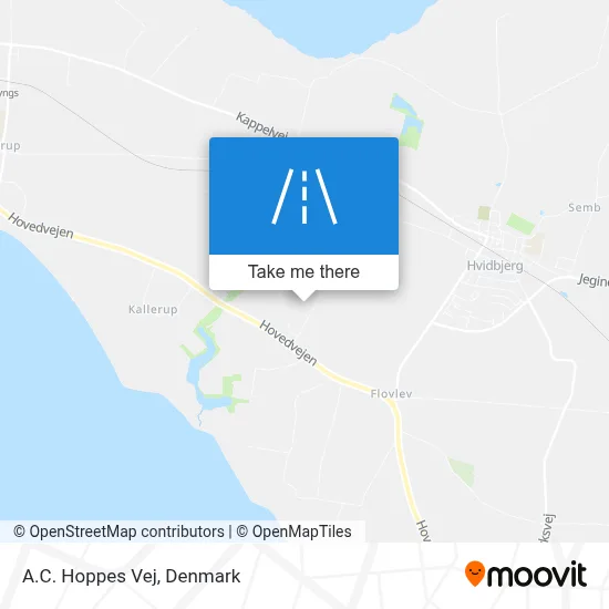 A.C. Hoppes Vej map
