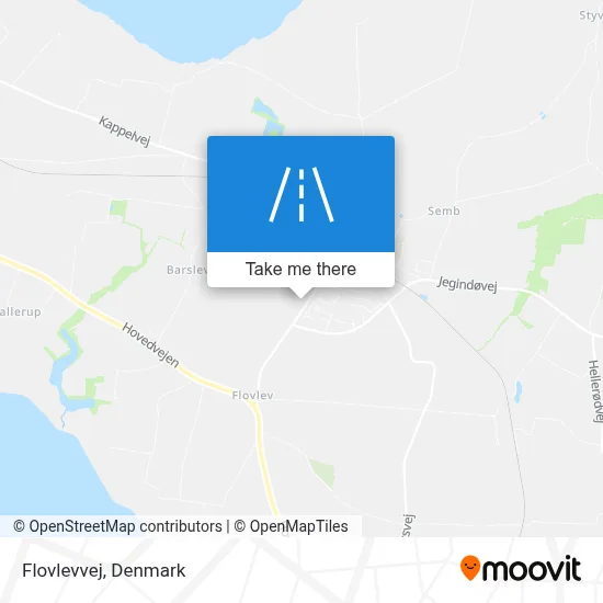 Flovlevvej map