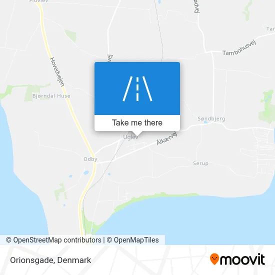 Orionsgade map
