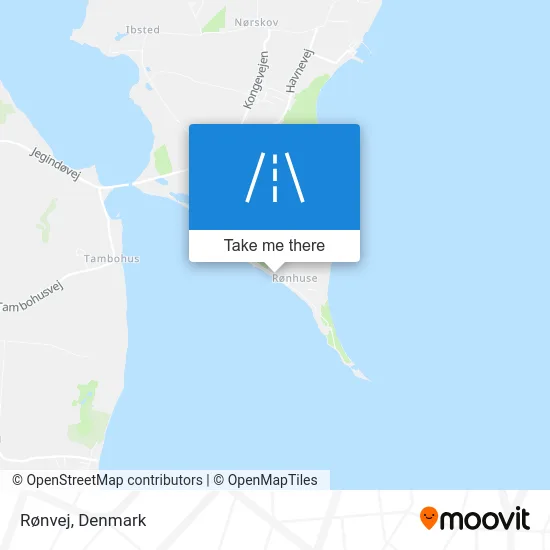 Rønvej map