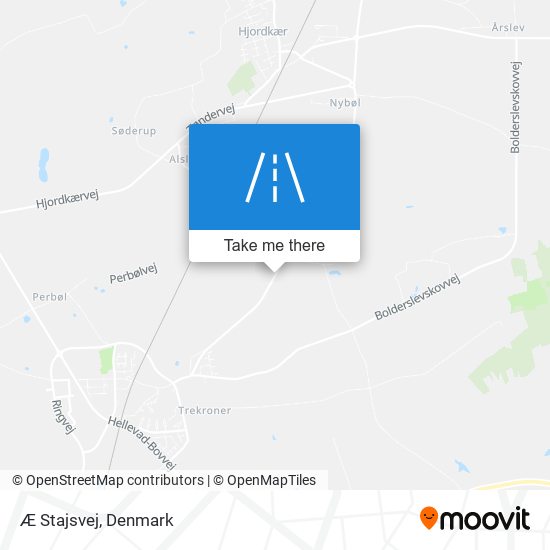 Æ Stajsvej map