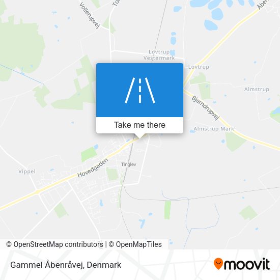 Gammel Åbenråvej map