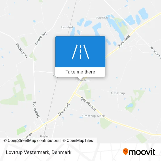 Lovtrup Vestermark map