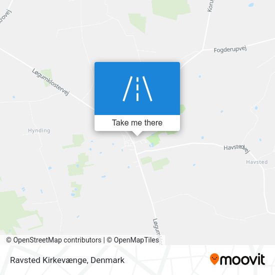 Ravsted Kirkevænge map