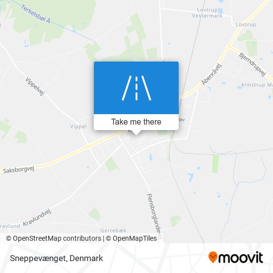 Sneppevænget map