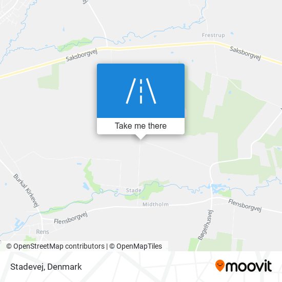 Stadevej map