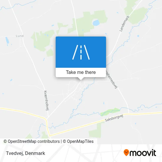 Tvedvej map