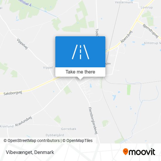 Vibevænget map