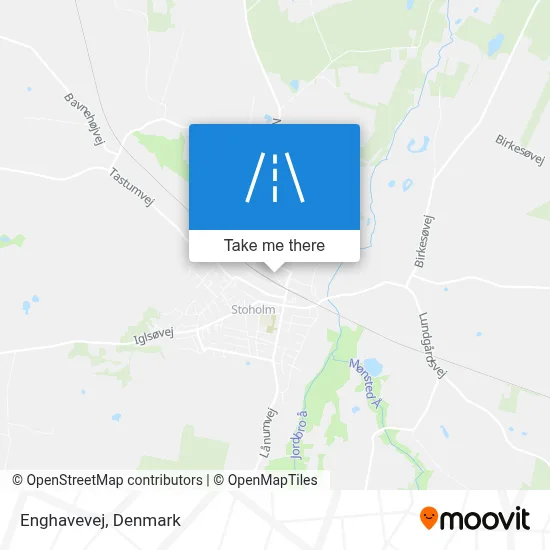 Enghavevej map