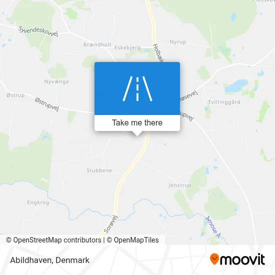 Abildhaven map