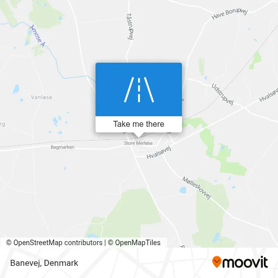 Banevej map