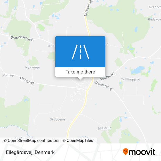 Ellegårdsvej map