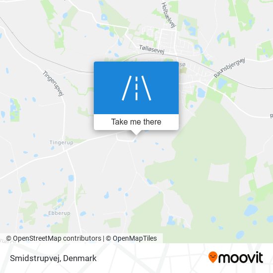 Smidstrupvej map