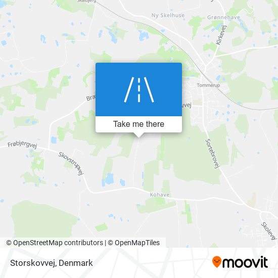 Storskovvej map