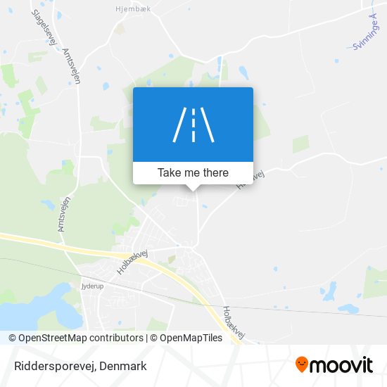 Riddersporevej map