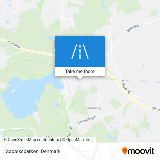 Søbæksparken map