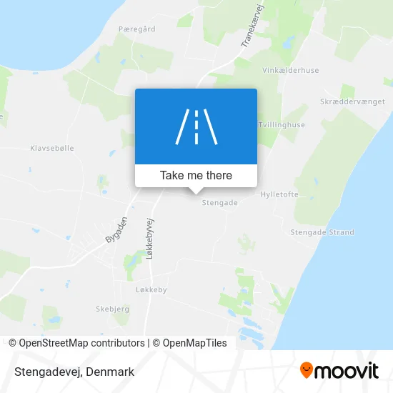 Stengadevej map