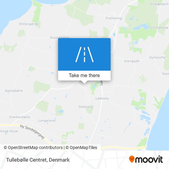 Tullebølle Centret map