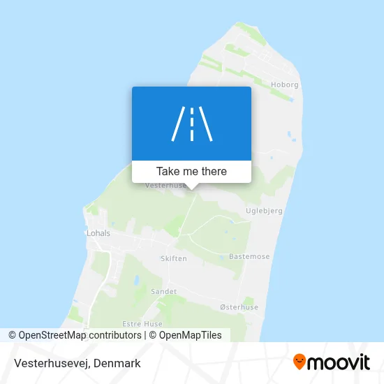 Vesterhusevej map