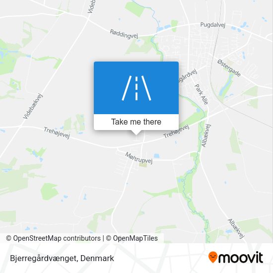 Bjerregårdvænget map