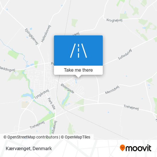 Kærvænget map