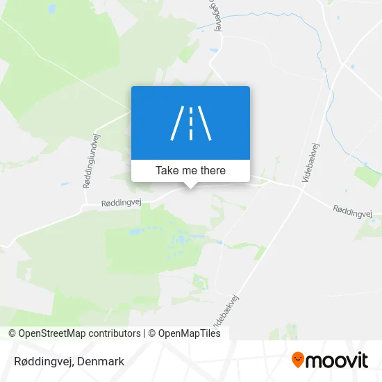 Røddingvej map