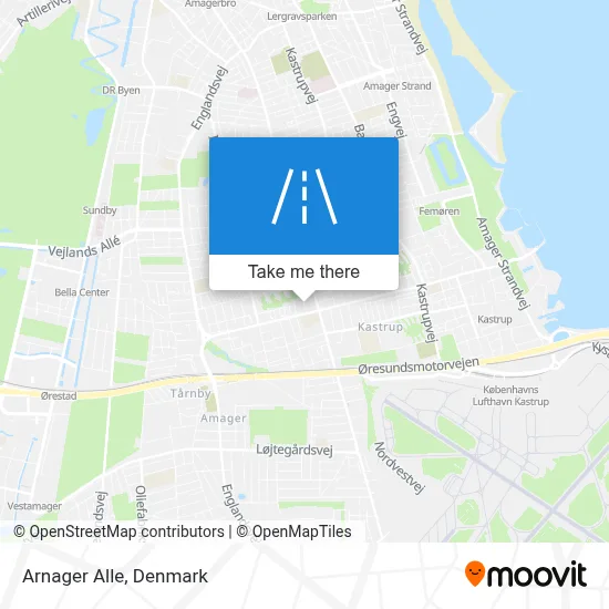 Arnager Alle map
