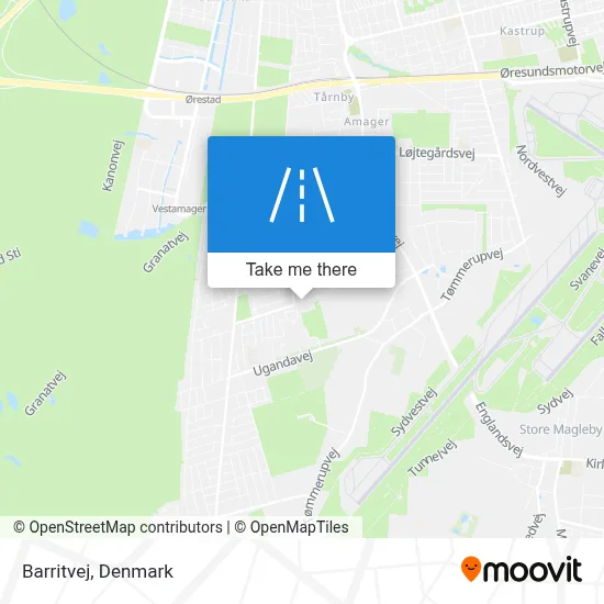 Barritvej map