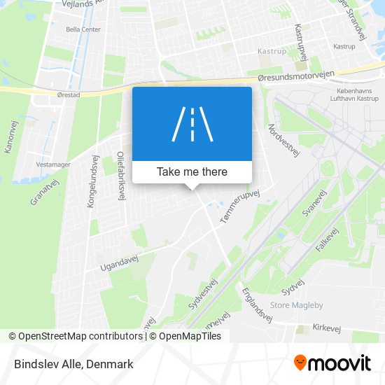 Bindslev Alle map