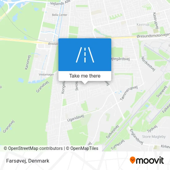 Farsøvej map