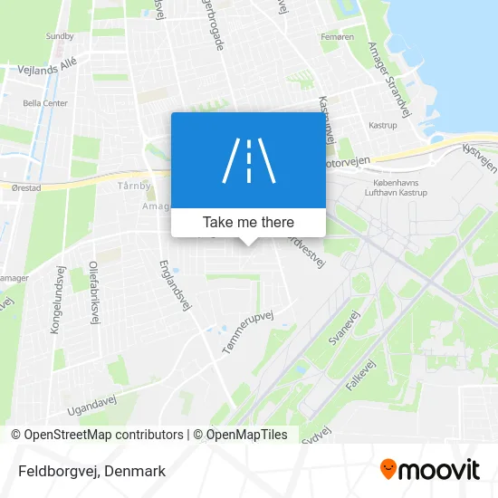 Feldborgvej map