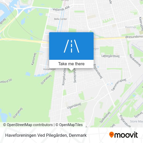 Haveforeningen Ved Pilegården map