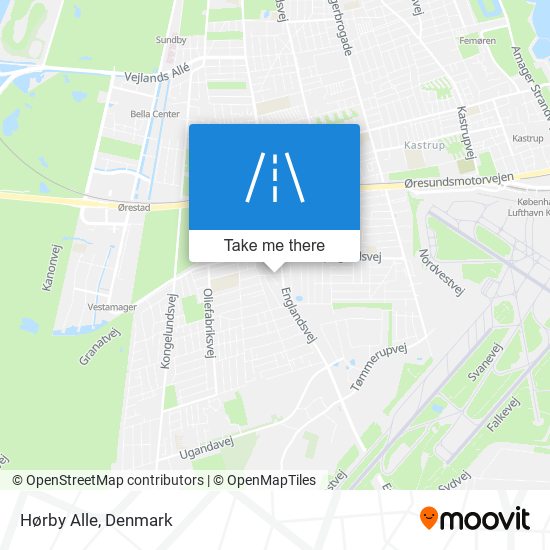 Hørby Alle map