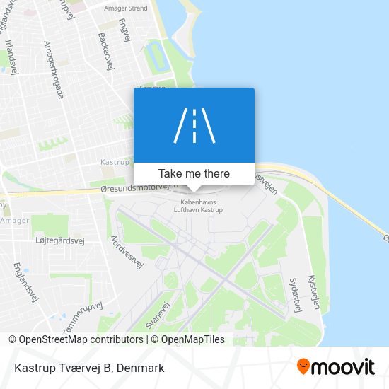 Kastrup Tværvej B map