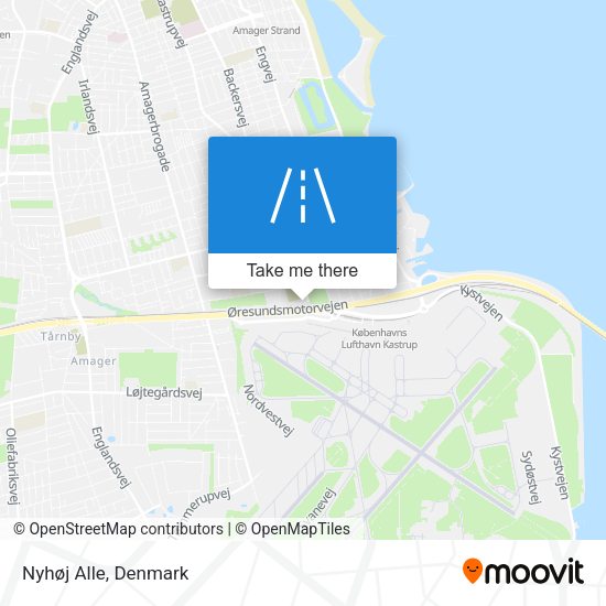 Nyhøj Alle map