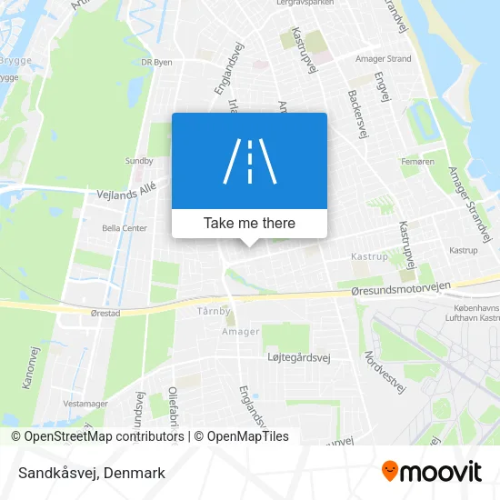 Sandkåsvej map