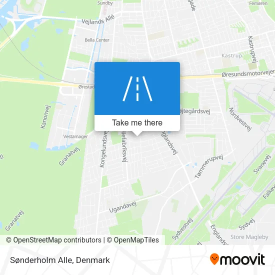 Sønderholm Alle map